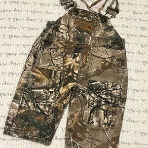 6mo Carhartt Camo Overalls